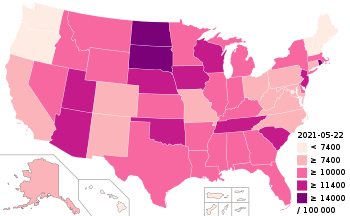 COVID-19 outbreak USA per capita cases map.svg