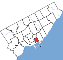 Toronto Centre in relation to the other Toronto ridings (2015 boundaries).png