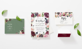 Put together your perfect day with custom invites and thank yous