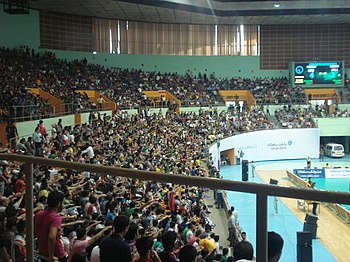 Azadi stadium with Iranian fans