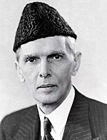 Muhammad Ali Jinnah (1876–1948) served as Pakistan's first Governor-General and the leader of the Pakistan Movement