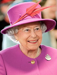 Photograph of Queen Elizabeth II in her 89th year