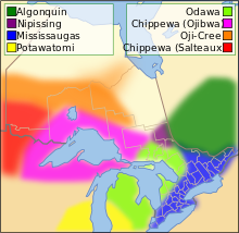 Anishinaabe-Anishinini Distribution Map.svg