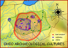 Ohio Arch Cultures map HRoe 2008.jpg