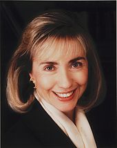 Formal color portrait of Clinton, 1992