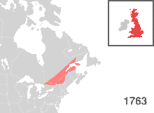 Description de l'image Province of Quebec 1763, 1774, 1784.gif.