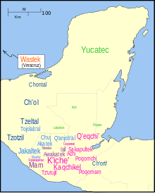 Mayan Language Map.svg