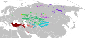 Turkic Languages distribution map.png