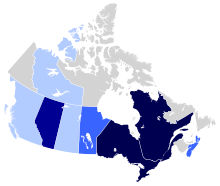 Black Canadian population by province.svg