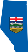 Flag-map of Alberta.svg