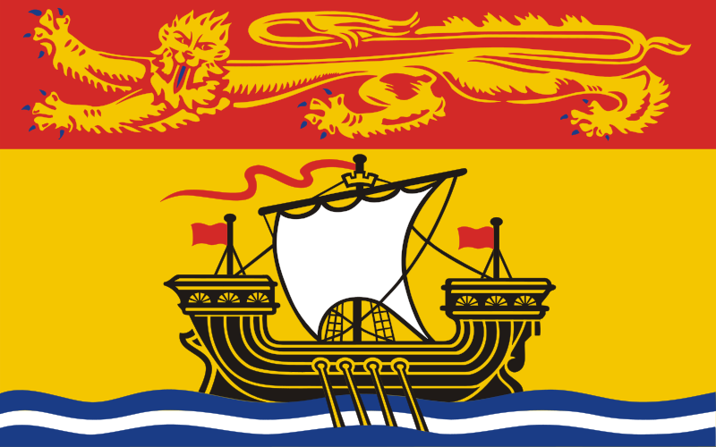 Fichier:Flag of New Brunswick.svg