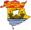 Flag-map of New Brunswick.svg