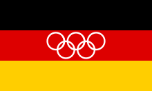 Flag of the German Olympic Team (1960-1968).svg