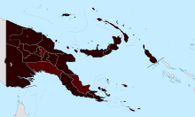 Papua New Guinea COVID-19 cases by provinces.svg