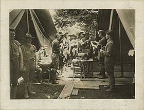 Soldiers receiving typhoid vaccinations (Reeve 036335), National Museum of Health and Medicine (5243638771).jpg