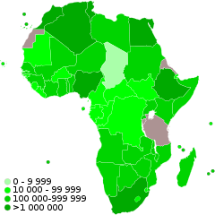 Covid-19 vaccination in Africa (One Dose).svg