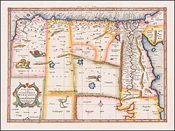 1695 map depicting Cyrenaica, Marmarica, and Libya Exterior