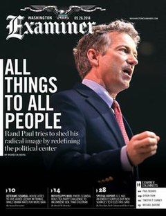 Cover image of Washington Examiner magazine for July 29 2013.jpg