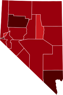 COVID-19 Prevalence in Nevada by county.svg