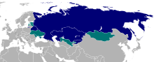 Russian language status and proficiency in the World.svg