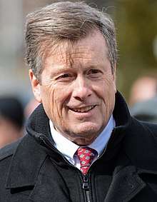 Mayor John Tory in Toronto at the Good Friday Procession - 2018 (27264606888) (cropped).jpg
