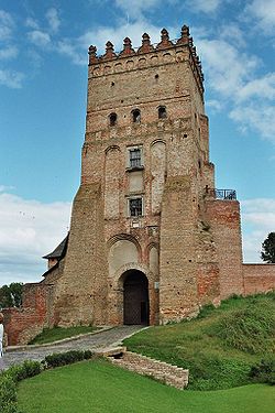 Lubart's Castle (Lutsk) was the seat of the medieval princes of Volhynia.