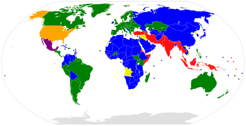 A political map of the world