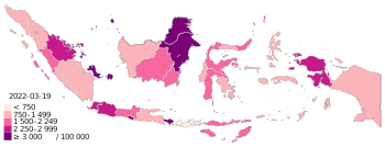 Indonesia Map of COVID-19 Cases Per Million.svg