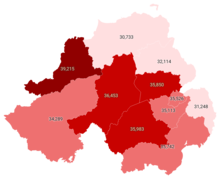 Confirmed cases in Northern Ireland by LGD per 100,000 inhabitants.png