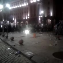 File:Clash within riot and demonstrators on the 56th day of protests.webm