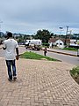 Passengers and vehicles on the move during a lockdown due to covid in Uganda.jpg