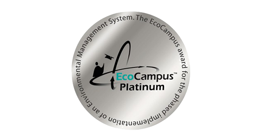 EcoCampus Platinum award for the phased implementation of an Environmental Management System logo