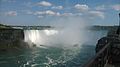 Niagara Falls is a popular tourist attraction not far from Toronto.