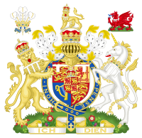 Coat of arms as Prince of Wales (granted 1911)[171]
