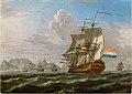 L'arrivée au Cap des navires de la Compagnie néerlandaise des Indes orientales (1762).