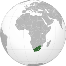 Description de l'image South Africa (orthographic projection).svg.
