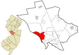 Location within Mercer County; Inset: Location of Mercer County in New Jersey. Interactive map of Trenton, New Jersey