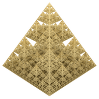 Une pyramide de Sierpiński. (définition réelle 10 000 × 10 000)