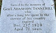 Inscription on Tannehill's gravestone