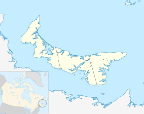 Map showing the location of Prince Edward Island National Park