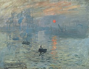Impression, soleil levant Claude Monet, 1872 Musée Marmottan Monet