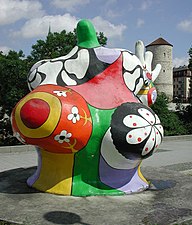 Nanas, 1974, sculpture de Niki de Saint Phalle.