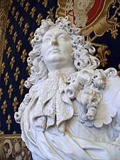 Buste de Louis XIV au musée des beaux-arts de Dijon, œuvre du sculpteur Antoine Coysevox.