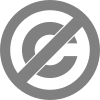 Icône domaine public (symbole « copyright » barré)