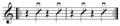 Image 4Drum notation for a backbeat (from Hard rock)