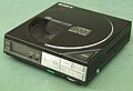 Image 33The portable Discman CD player, which was released in 1984 and precipitated the displacement of LPs (from Album era)