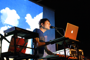 Owl City performing at the Bowery Ballroom in 2009