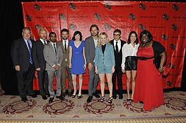 The casts of Parks and Recreation, Portlandia, and Game of Thrones at the 71st Annual Peabody Awards inside the Waldorf Astoria