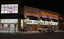 A chain store pharmacy in the United States