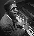 Image 4 Thelonious Monk Photograph credit: William P. Gottlieb; restored by Adam Cuerden Thelonious Monk (October 10, 1917 – February 17, 1982) was an American jazz pianist and composer, and the second-most-recorded jazz composer after Duke Ellington. He had a unique improvisational style and famously remarked, "The piano ain't got no wrong notes". He made numerous contributions to the standard jazz repertoire, including "'Round Midnight", and a wide range of other compositions. He was renowned for a distinctive dress style, which included suits, hats, and sunglasses. He had disappeared from the scene by the mid-1970s and made only a few appearances during the final decade of his life. This 1947 photograph of Monk was taken by the American photographer William P. Gottlieb in Minton's Playhouse, a jazz club in New York. More selected pictures